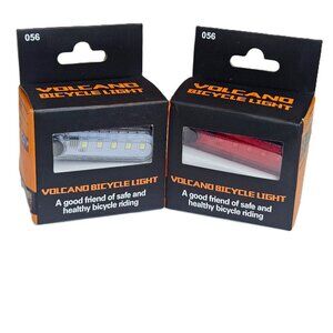 Brand New USB Rechargeable Bicycle Front and Rear Lights - Set of 2